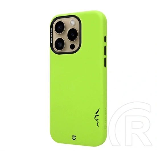 Tactical iPhone 16 Pro magforce velvet smoothie 2.0 szilikon telefonvédő (ütésállóság, matt, magsafe) világoszöld