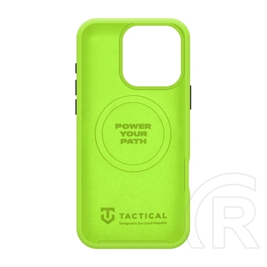 Tactical iPhone 16 Pro magforce velvet smoothie 2.0 szilikon telefonvédő (ütésállóság, matt, magsafe) világoszöld