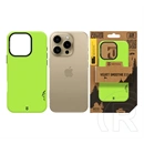 Tactical iPhone 16 Pro magforce velvet smoothie 2.0 szilikon telefonvédő (ütésállóság, matt, magsafe) világoszöld
