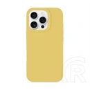 Tactical iPhone 16 Pro magforce velvet smoothie szilikon telefonvédő (ütésállóság, matt, magsafe) citromsárga