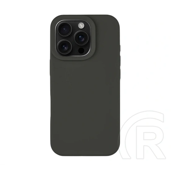 Tactical iPhone 16 Pro magforce velvet smoothie szilikon telefonvédő (ütésállóság, matt, magsafe) sötétszürke