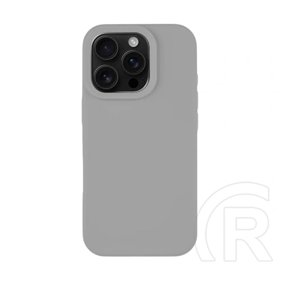 Tactical iPhone 16 Pro magforce velvet smoothie szilikon telefonvédő (ütésállóság, matt, magsafe) világosszürke