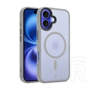 Tactical iPhone 16 magforce hypersand szilikon telefonvédő (ütésállóság, átlátszó hátlap, magsafe) világosszürke