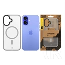 Tactical iPhone 16 magforce hypersand szilikon telefonvédő (ütésállóság, átlátszó hátlap, magsafe) világosszürke