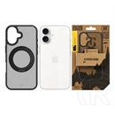 Tactical iPhone 16 magforce hyperstand szilikon telefonvédő (ütésállóság, átlátszó hátlap, magsafe, kitámasztó) fekete