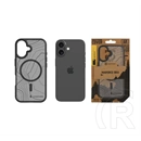 Tactical iPhone 16 magforce hyperstealth sika szilikon telefonvédő (ütésállóság, magsafe, topográfiai minta) fekete