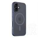 Tactical iPhone 16 magforce hyperstealth szilikon telefonvédő (ütésállóság, átlátszó matt hátlap, magsafe) sötétkék