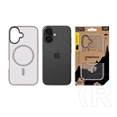 Tactical iPhone 16 magforce hyperstealth szilikon telefonvédő (ütésállóság, átlátszó matt hátlap, magsafe) világosszürke