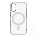 Tactical iPhone 16 magforce szilikon telefonvédő (ütésállóság, magsafe) átlátszó