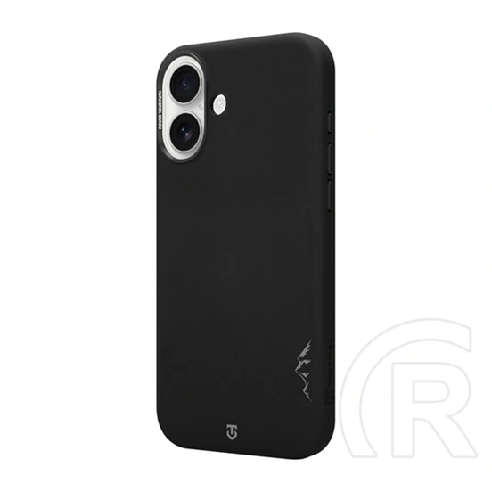 Tactical iPhone 16 magforce velvet smoothie 2.0 szilikon telefonvédő (ütésállóság, matt, magsafe) fekete