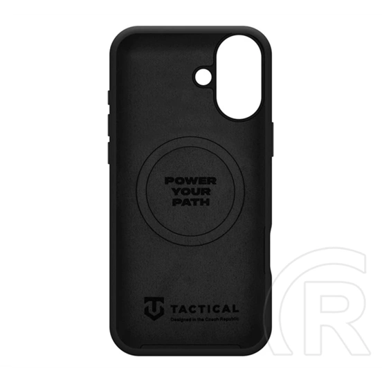 Tactical iPhone 16 magforce velvet smoothie 2.0 szilikon telefonvédő (ütésállóság, matt, magsafe) fekete