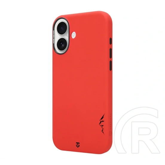 Tactical iPhone 16 magforce velvet smoothie 2.0 szilikon telefonvédő (ütésállóság, matt, magsafe) piros