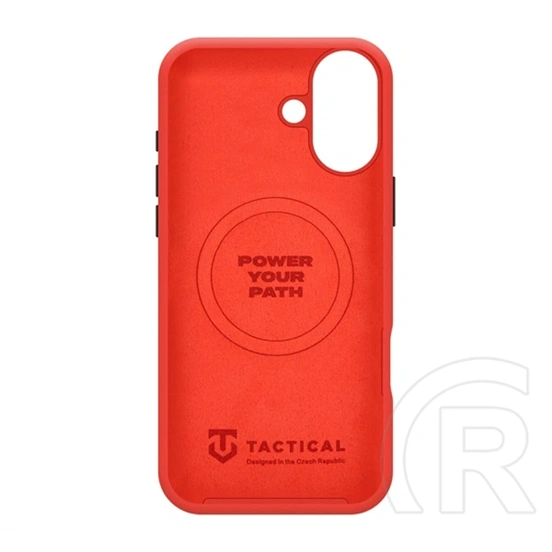 Tactical iPhone 16 magforce velvet smoothie 2.0 szilikon telefonvédő (ütésállóság, matt, magsafe) piros