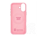 Tactical iPhone 16 magforce velvet smoothie 2.0 szilikon telefonvédő (ütésállóság, matt, magsafe) rózsaszín