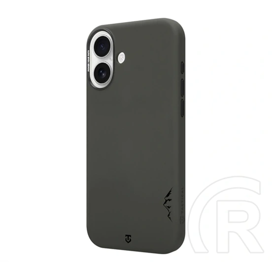 Tactical iPhone 16 magforce velvet smoothie 2.0 szilikon telefonvédő (ütésállóság, matt, magsafe) sötétszürke