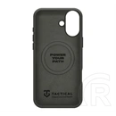 Tactical iPhone 16 magforce velvet smoothie 2.0 szilikon telefonvédő (ütésállóság, matt, magsafe) sötétszürke
