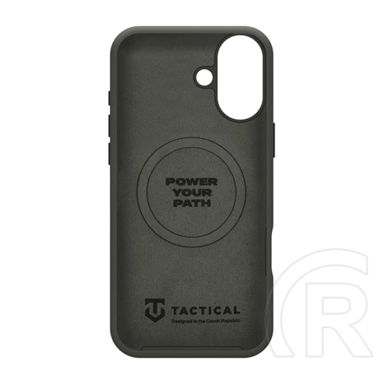 Tactical iPhone 16 magforce velvet smoothie 2.0 szilikon telefonvédő (ütésállóság, matt, magsafe) sötétszürke