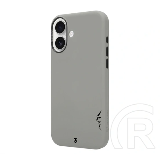 Tactical iPhone 16 magforce velvet smoothie 2.0 szilikon telefonvédő (ütésállóság, matt, magsafe) világosszürke