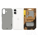 Tactical iPhone 16 magforce velvet smoothie 2.0 szilikon telefonvédő (ütésállóság, matt, magsafe) világosszürke