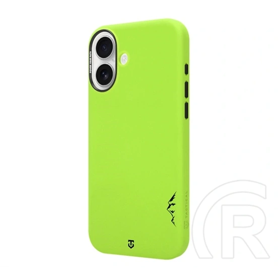 Tactical iPhone 16 magforce velvet smoothie 2.0 szilikon telefonvédő (ütésállóság, matt, magsafe) világoszöld