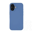 Tactical iPhone 16 magforce velvet smoothie szilikon telefonvédő (ütésállóság, matt, magsafe) sötétkék