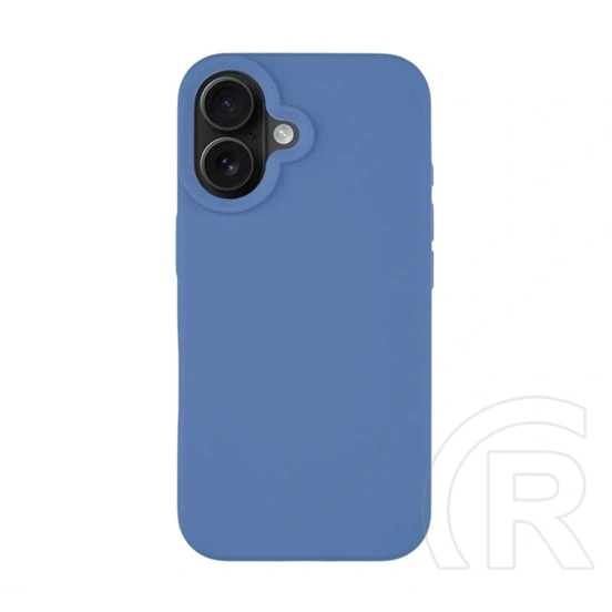 Tactical iPhone 16 magforce velvet smoothie szilikon telefonvédő (ütésállóság, matt, magsafe) sötétkék
