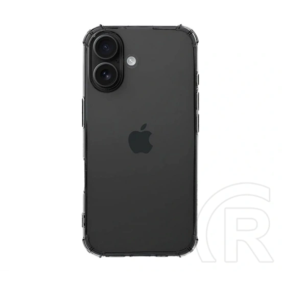 Tactical iPhone 16 tpu plyo szilikon telefonvédő (ütésállóság, légpárnás sarok) átlátszó