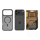 Tactical iPhone 17 Pro Max magforce hyperstealth sika szilikon telefonvédő (ütésálló, magsafe, topográfiai minta) fekete