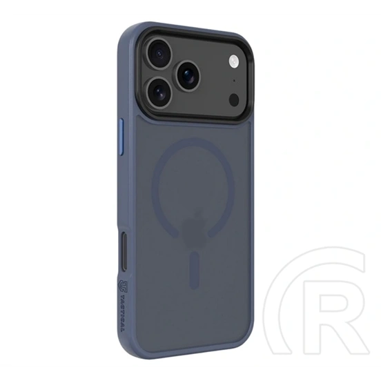 Tactical iPhone 17 Pro Max magforce hyperstealth szilikon telefonvédő (ütésálló, átlátszó matt hátlap, magsafe) sötétkék