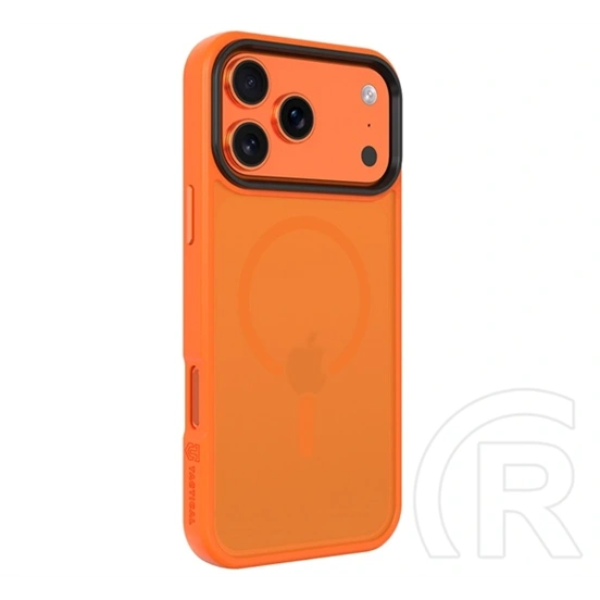 Tactical iPhone 17 Pro Max magforce hyperstealth szilikon védő (ütésálló, átlátszó matt hátlap, magsafe) narancssárga