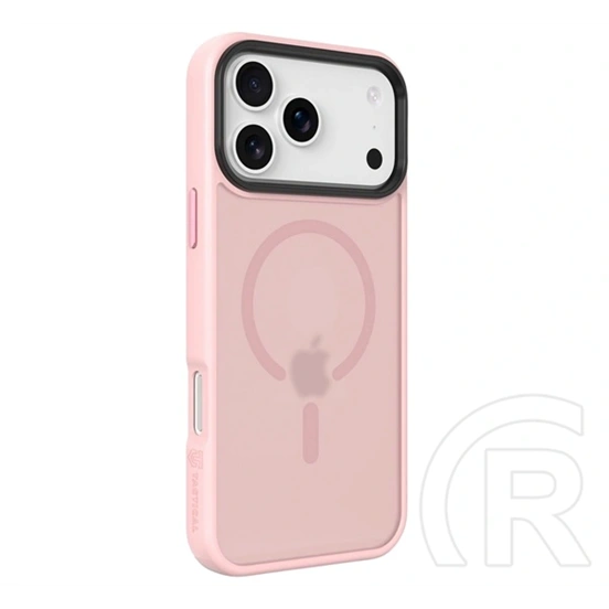 Tactical iPhone 17 Pro Max magforce hyperstealth szilikon védő (ütésálló, átlátszó matt hátlap, magsafe) rózsaszín