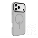 Tactical iPhone 17 Pro Max magforce hyperstealth szilikon védő (ütésálló, átlátszó matt hátlap, magsafe) világosszürke