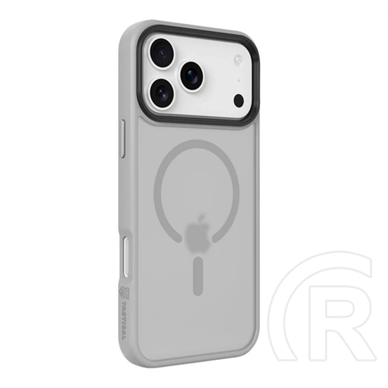 Tactical iPhone 17 Pro Max magforce hyperstealth szilikon védő (ütésálló, átlátszó matt hátlap, magsafe) világosszürke