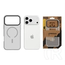 Tactical iPhone 17 Pro Max magforce hyperstealth szilikon védő (ütésálló, átlátszó matt hátlap, magsafe) világosszürke