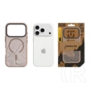 Tactical iPhone 17 Pro magforce hyperstealth sika szilikon telefonvédő (ütésálló, magsafe, topográfiai minta) sötétbarna