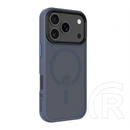 Tactical iPhone 17 Pro magforce hyperstealth szilikon telefonvédő (ütésállóság, átlátszó matt hátlap, magsafe) sötétkék