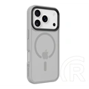 Tactical iPhone 17 Pro magforce hyperstealth szilikon védő (ütésálló, átlátszó matt hátlap, magsafe) világosszürke