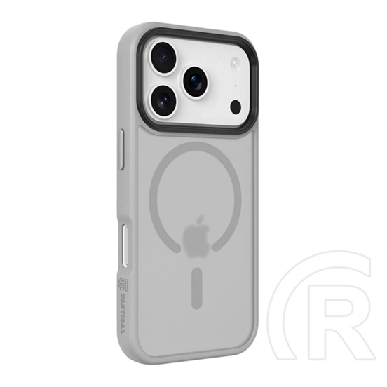 Tactical iPhone 17 Pro magforce hyperstealth szilikon védő (ütésálló, átlátszó matt hátlap, magsafe) világosszürke