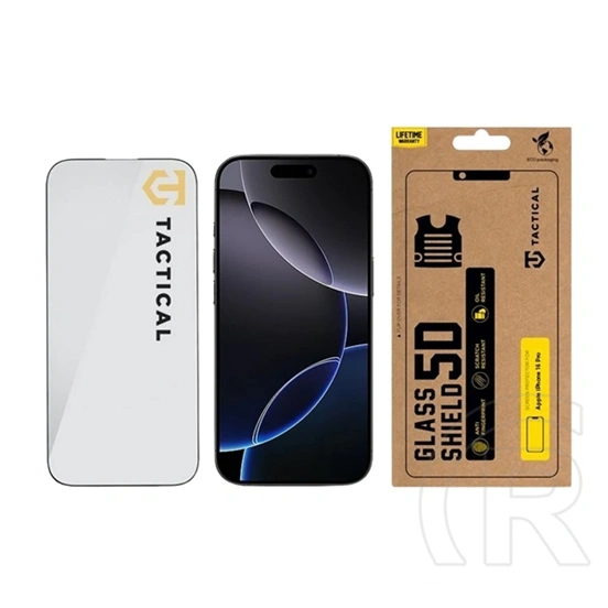 Tactical iPhone 17  glass shield 5d képernyővédő üveg (5d, 0.33mm, 9h) fekete