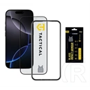 Tactical iPhone 17  impact armour glass képernyővédő üveg (3d, extra karcálló, antibakteriális + segédkeret) átlátszó