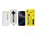 Tactical iPhone 17  impact barrier for rookies képernyővédő üveg (5d, 0.33mm, 9h + segédkeret) fekete