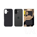 Tactical iPhone 17 magforce beaver szilikon telefonvédő (plüss belső, matt, magsafe, topográfiai minta) fekete