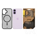 Tactical iPhone 17 magforce hypersand szilikon telefonvédő (ütésállóság, átlátszó hátlap, magsafe) fekete
