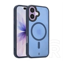 Tactical iPhone 17 magforce hypersand szilikon telefonvédő (ütésállóság, átlátszó hátlap, magsafe) sötétkék