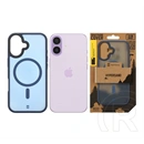 Tactical iPhone 17 magforce hypersand szilikon telefonvédő (ütésállóság, átlátszó hátlap, magsafe) sötétkék