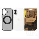 Tactical iPhone 17 magforce hyperstand szilikon telefonvédő (ütésállóság, átlátszó hátlap, magsafe, kitámasztó) fekete