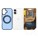 Tactical iPhone 17 magforce hyperstand szilikon telefonvédő (ütésállóság, átlátszó hátlap, magsafe, kitámasztó) sötétkék