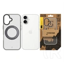 Tactical iPhone 17 magforce hyperstand szilikon védő (ütésálló, átlátszó hátlap, magsafe, kitámasztó) világosszürke