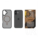 Tactical iPhone 17 magforce hyperstealth 2.0 szilikon védő (ütésálló, átlátszó matt hátlap, magsafe) fekete/sötétbarna