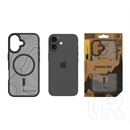 Tactical iPhone 17 magforce hyperstealth sika szilikon telefonvédő (ütésállóság, magsafe, topográfiai minta) fekete